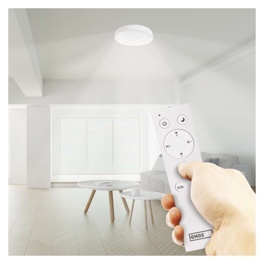 Intelligente LED-Leuchte GoSmart, Einbau, rund, 45W, CCT, dimmbar, WiFi