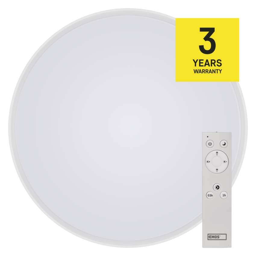 LED lámpatest LIVI 50 cm, 45 W, hideg-meleg fehér, távirányítóval szabályozható, dimmelhet