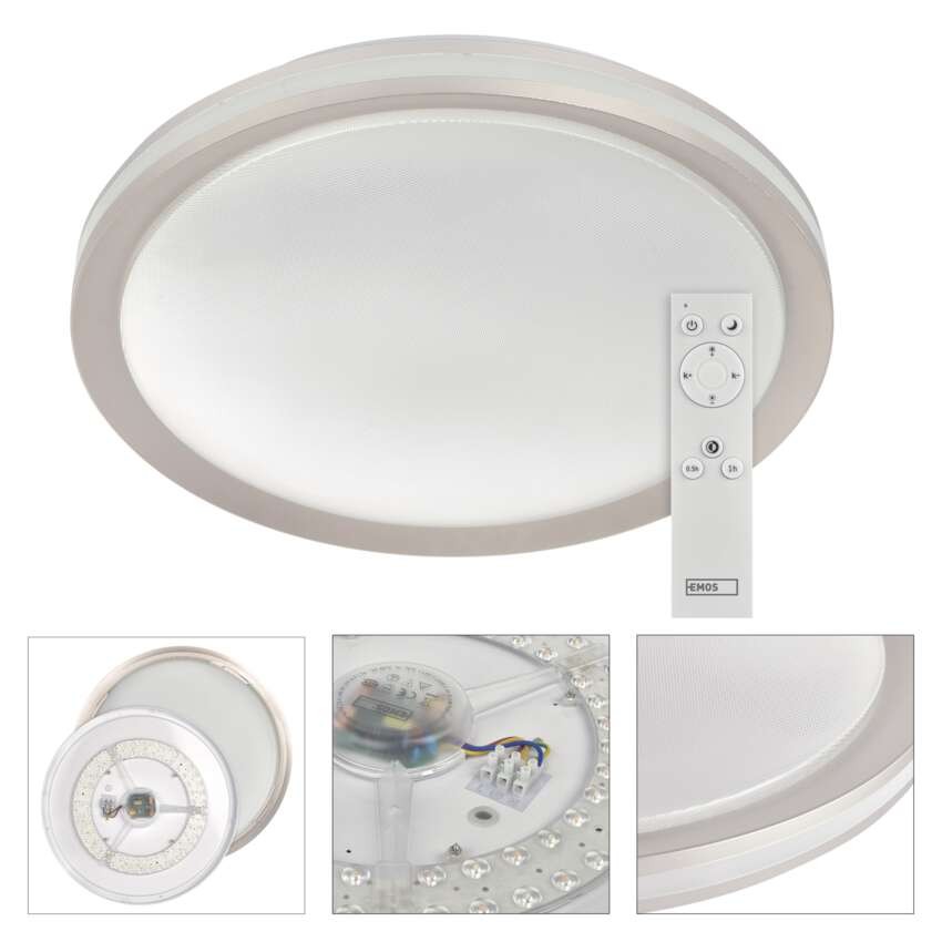 LED Deckenleuchte SABI, rund, 45W, dimmbar, warm/neut./kaltweiß