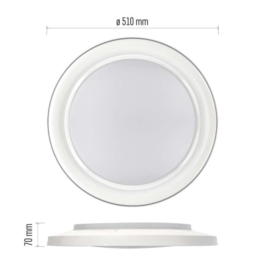 LED přisazené svítidlo REMI, kruhové 45W, stmív. se změnou CCT