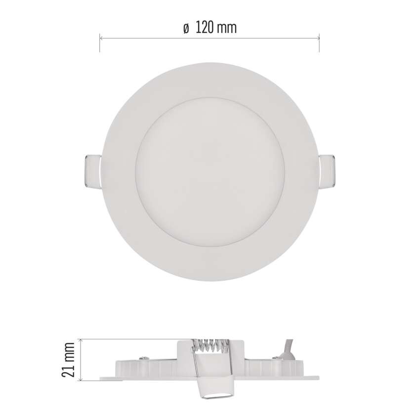 LED podhledové svítidlo NEXXO bílé, 12 cm, 7 W, teplá bílá