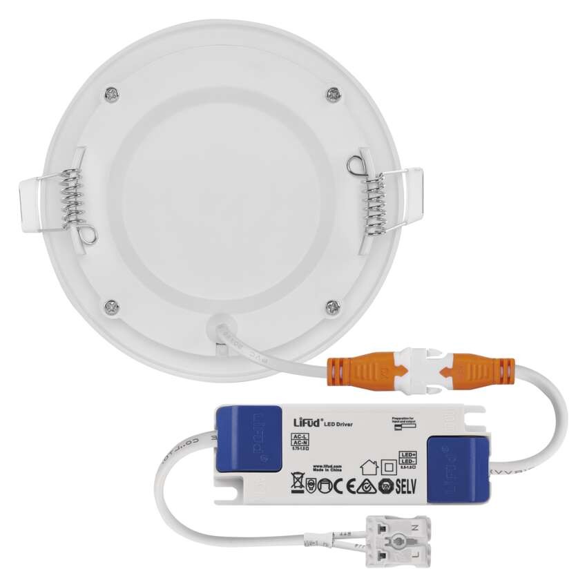LED podhledové svítidlo NEXXO bílé, 12 cm, 7 W, teplá bílá