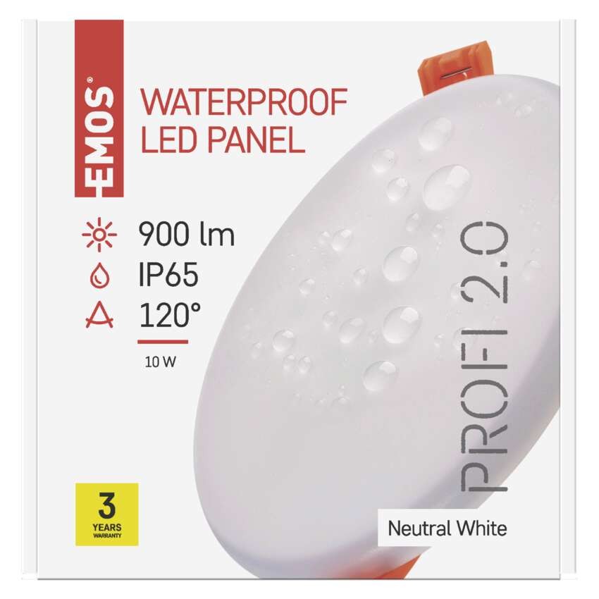 LED-valgusti VIXXO 12,5 cm, 10 W, neutraalne valge, IP65