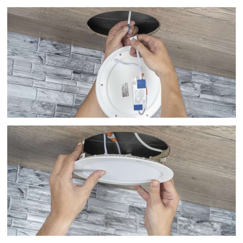 LED podhledové svítidlo NEXXO bílé, 17 cm, 12,5 W, teplá bílá