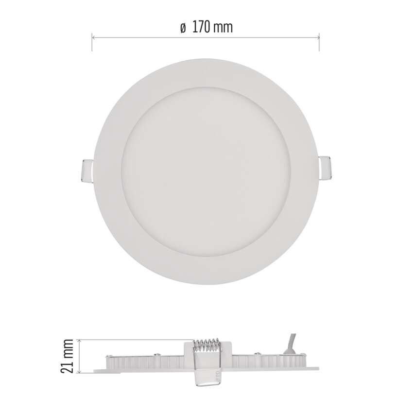 LED-Einbauleuchte NEXXO, rund, weiß, 12,5W, neutralweiß
