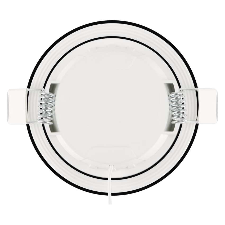 LED reflektor LORI črne barve, okrogel, 4,5W CCT