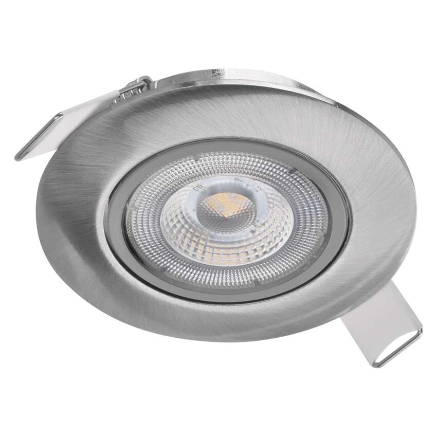 LED Deckenspot SIMMI silber, rund, 5W warmweiss