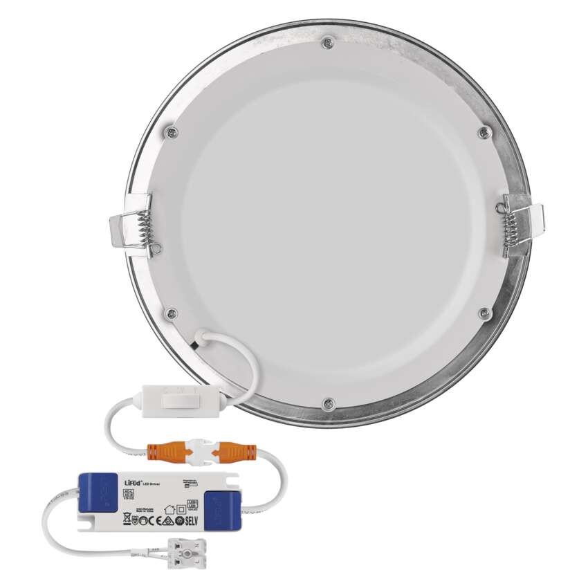LED-valgusti NEXXO hõbedane, 22,5 cm, 18 W, soe/neutraalne valge