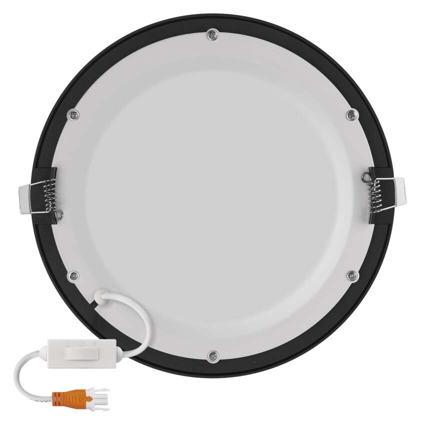 LED podhledové svítidlo NEXXO černé, 22,5 cm, 18 W, teplá/neutrální bílá