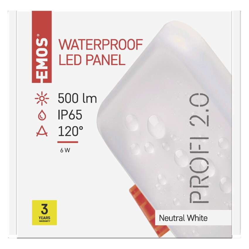 LED podhledové svítidlo VIXXO 7,5 x 7,5 cm, 6 W, neutrální bílá, IP65