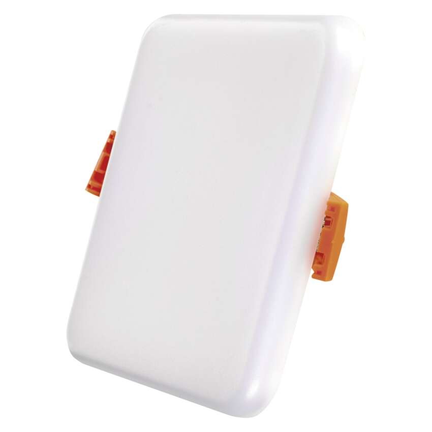 LED Einbauleuchte 100x100, quadr., weiss, 8W neutralw.,IP65
