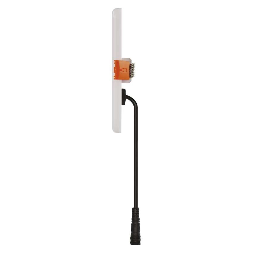 LED Einbauleuchte 125x125, quadr., weiss, 10 W neutralw.,IP65