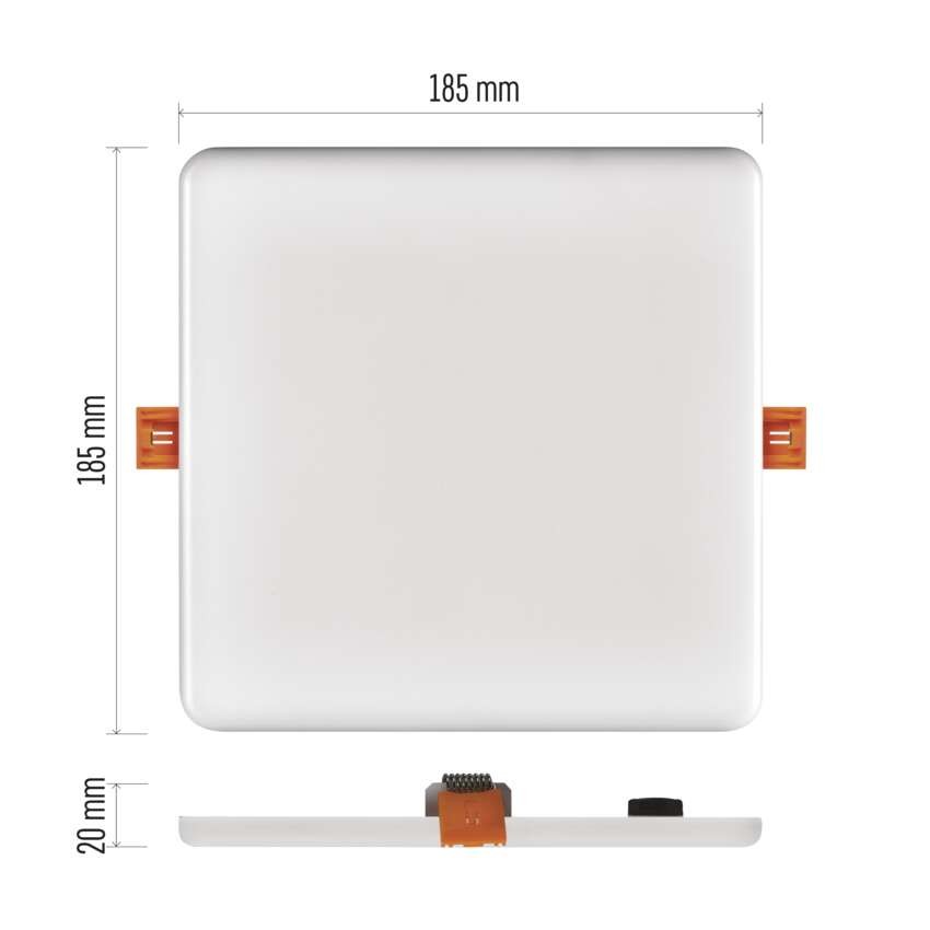 LED podhledové svítidlo VIXXO 18,5 x 18,5 cm, 19 W, neutrální bílá, IP65