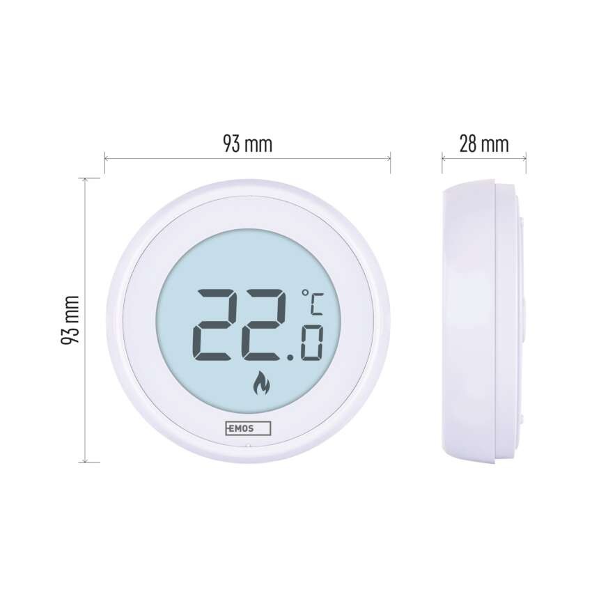 Raumthermostat P5608, manuell, verkabelt