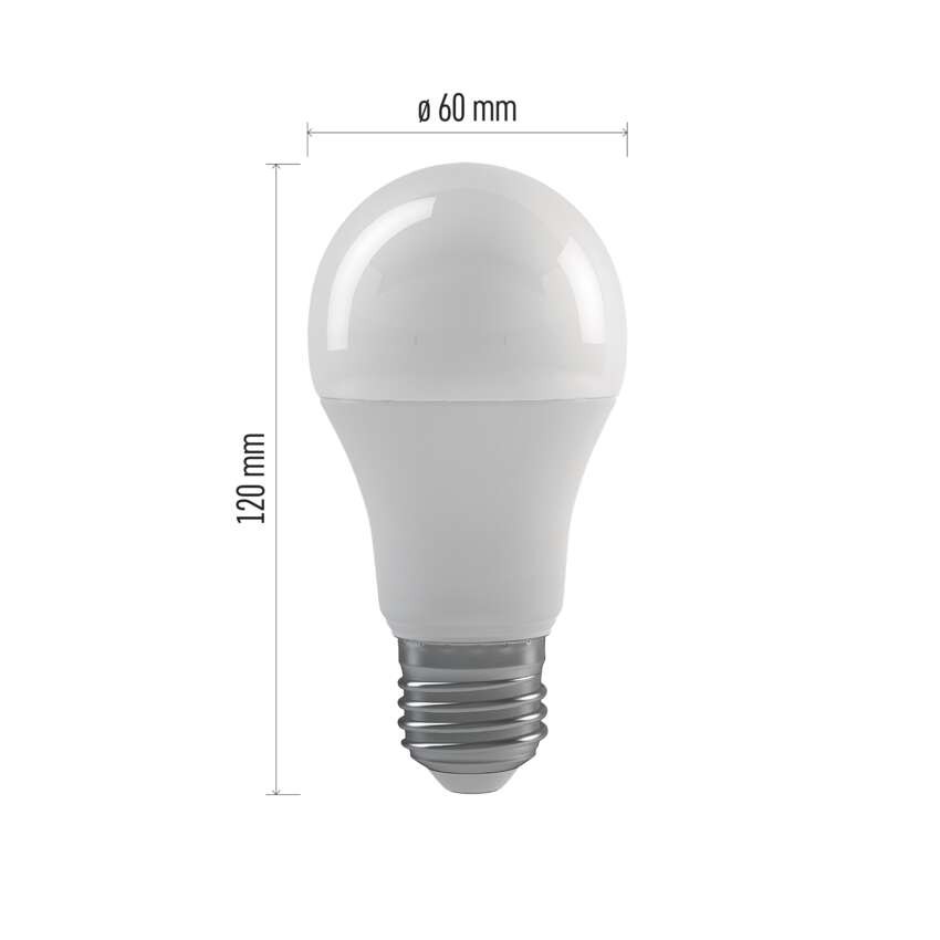 LED žárovka Classic A60 / E27 / 10,5 W (75 W) / 1 060 lm / teplá bílá /krokově stmívatelná