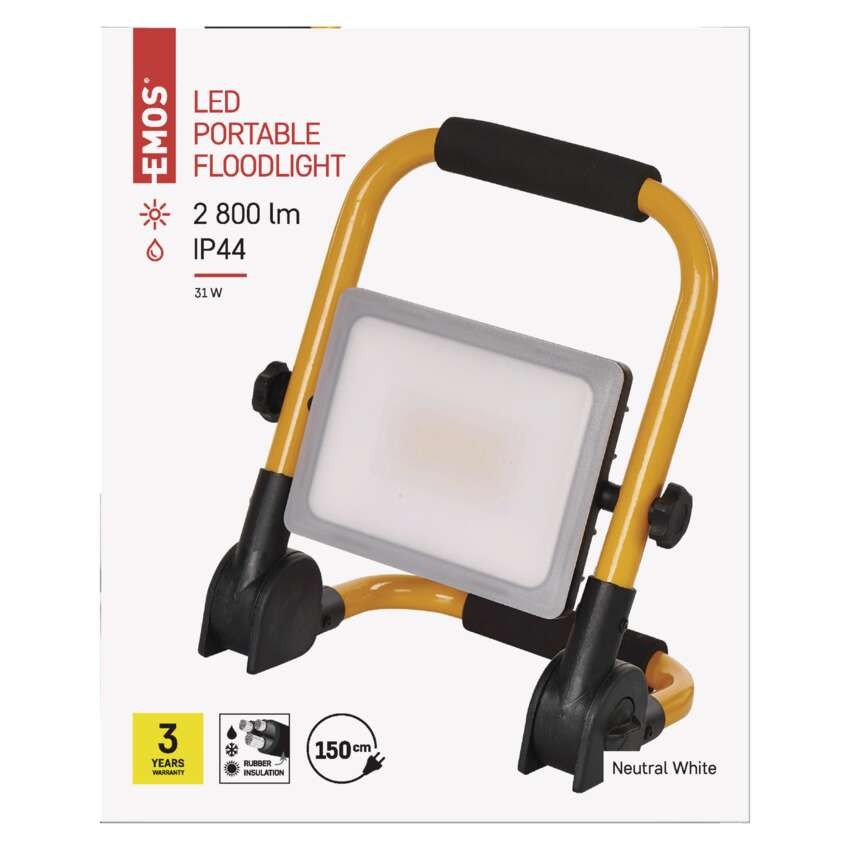 LED-Strahler tragbar, 21W neutralweiss