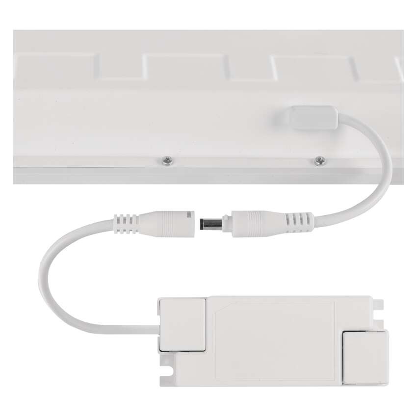 LED panel LUXXO 60 x 60 cm / 32 mm, 22 W, 4 000 lm, vgradni, nevtralno bela, IP21