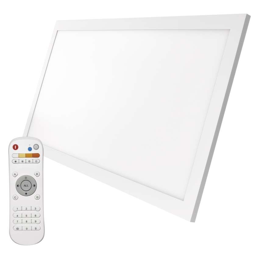 LED svítidlo RIVI 30 x 60 cm, 25 W, teplá-studená bílá, stmívatelné s ovladačem