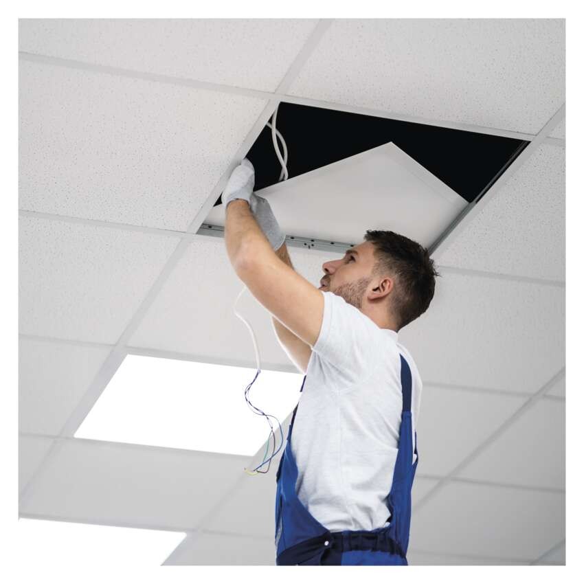 LED panel PROXO 60 x 60 cm / 10 mm, 33 W, 4 360 lm, vgradni, nevtralno bela, IP21