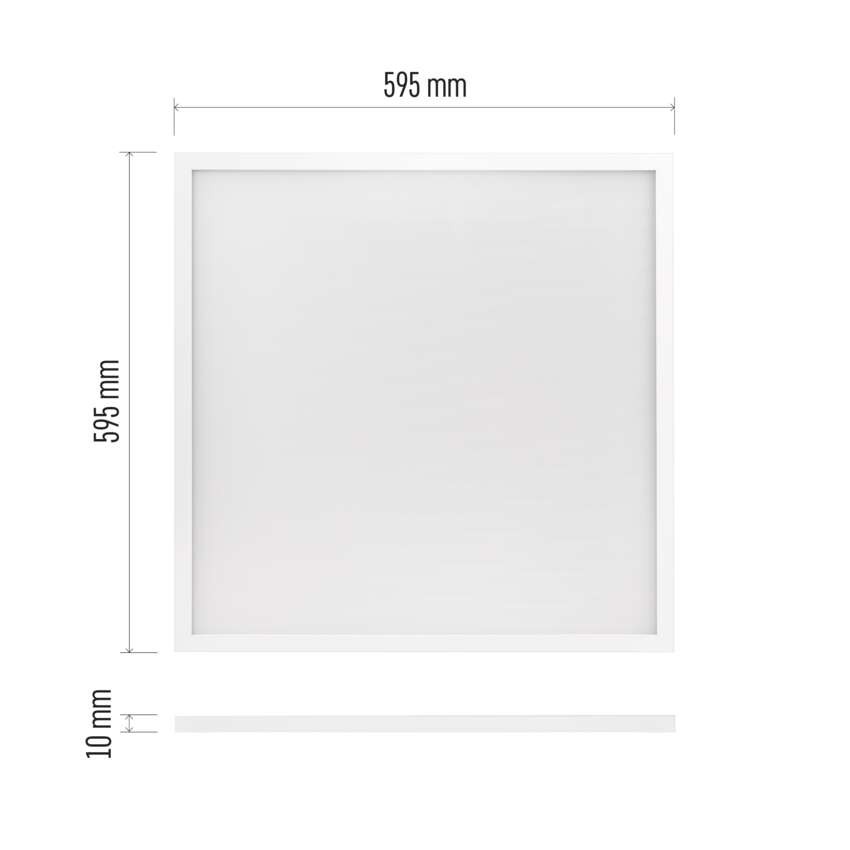 #LED panelė MAXXO 60 x 60 cm / 10 mm, 36 W, 4 320 lm, įleidžiama, neutraliai balta, UGR<19