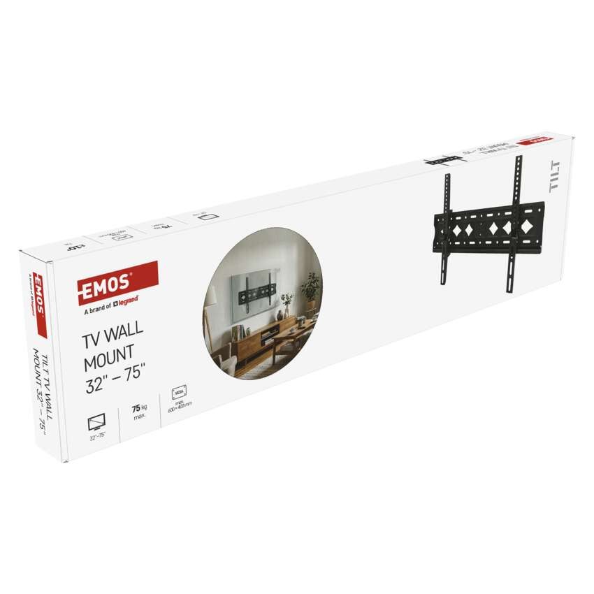 Naklápěcí nástěnný TV držák 32–75" (81–191 cm)