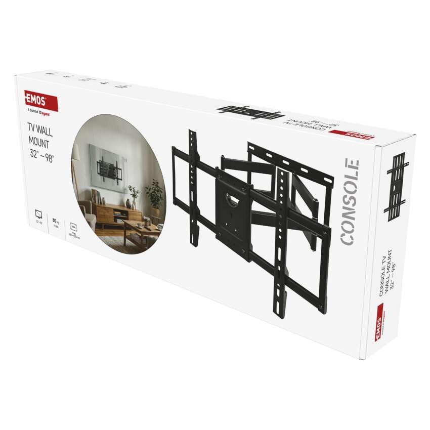 Reguliuojamas sieninis TV laikiklis 32–98" (81–249 cm)