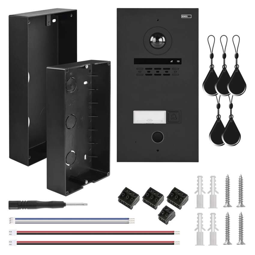 GoSmart Kameraeinheit für IP880B 2WIRE Monitor und IP-880A 2WIRE Türsprechset, 1 Tast.