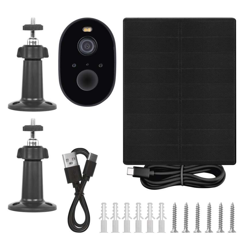GoSmart Outdoor IP Kamera mit WiFi und Solarpanel IP-1150G SNAP, batteriebetrieben