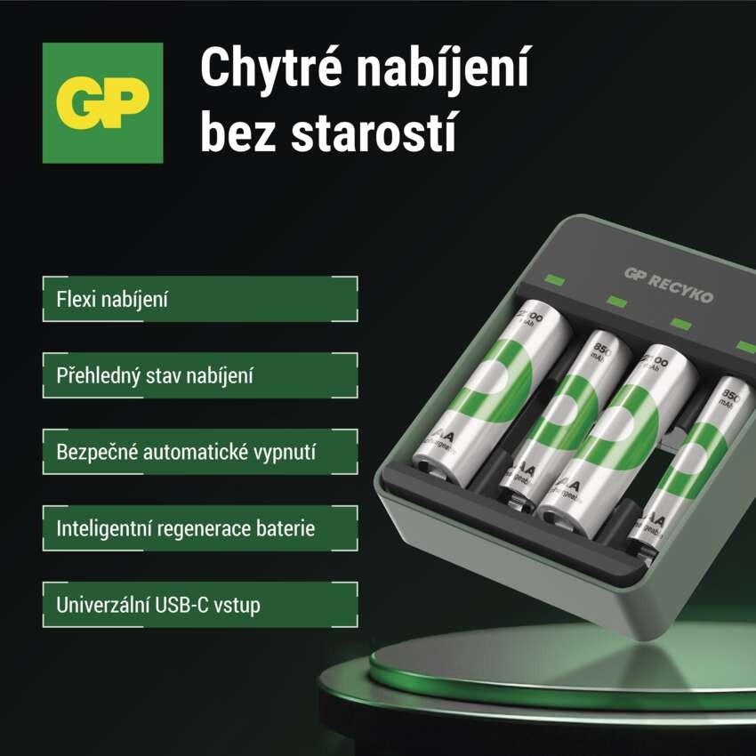Nabíječka baterií GP Speed M453
