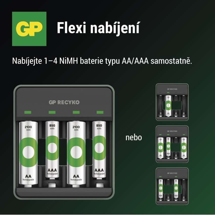 Nabíječka baterií GP Speed M453