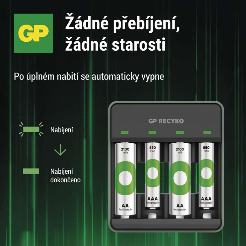 Nabíječka baterií GP Speed M453