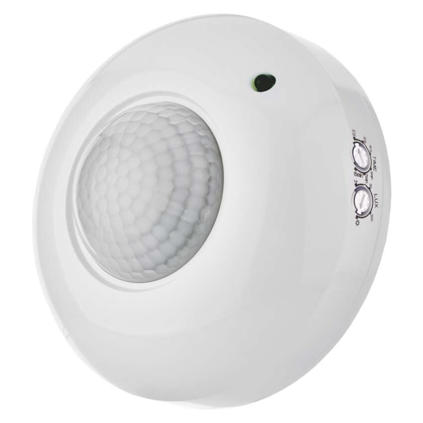 PIR judesio jutiklis IP20, 1200 W, baltas