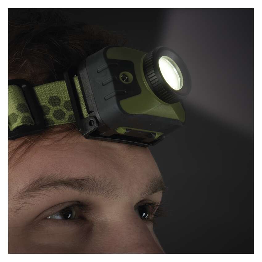 CREE LED žibintas P3539, 330 lm, 200 m, 3× AAA