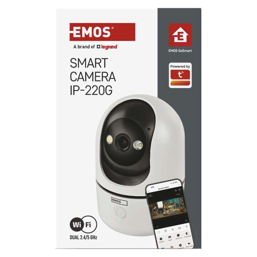 GoSmart Siseruumides pöörlev kaamera IP-220G WiFi‑ga