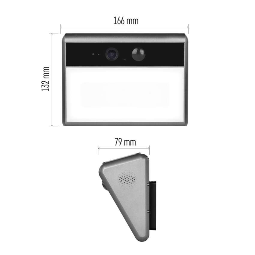GoSmart IP-1100G WALL – batteriebetriebene Außenkamera mit WLAN und Solarmodul