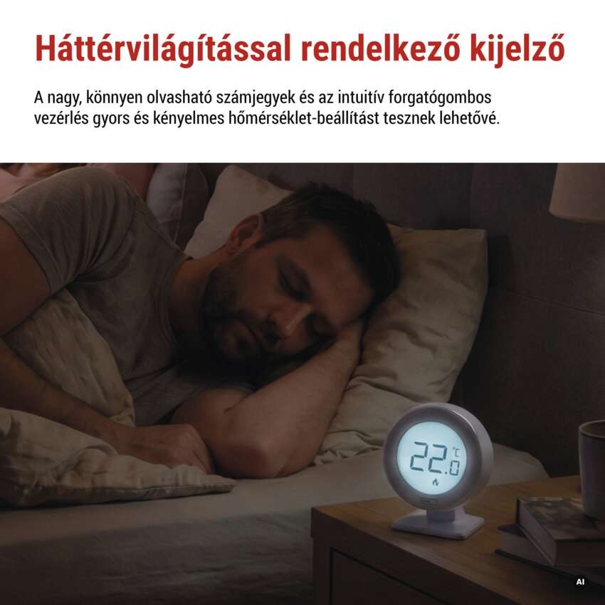 Manuális vezeték nélküli szobatermosztát P5618