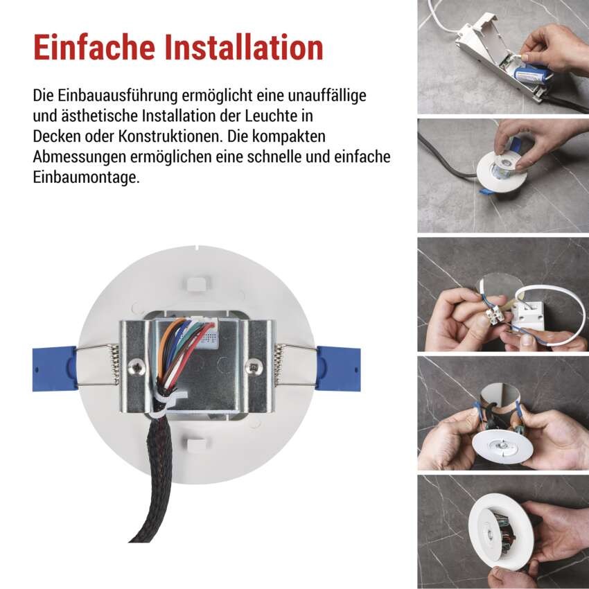 LED-Notleuchte 2W 300lm 3H