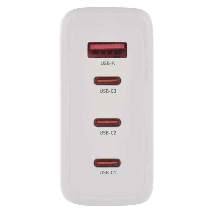Universāls USB sienas lādētājs GaN, PD 120 W maks.