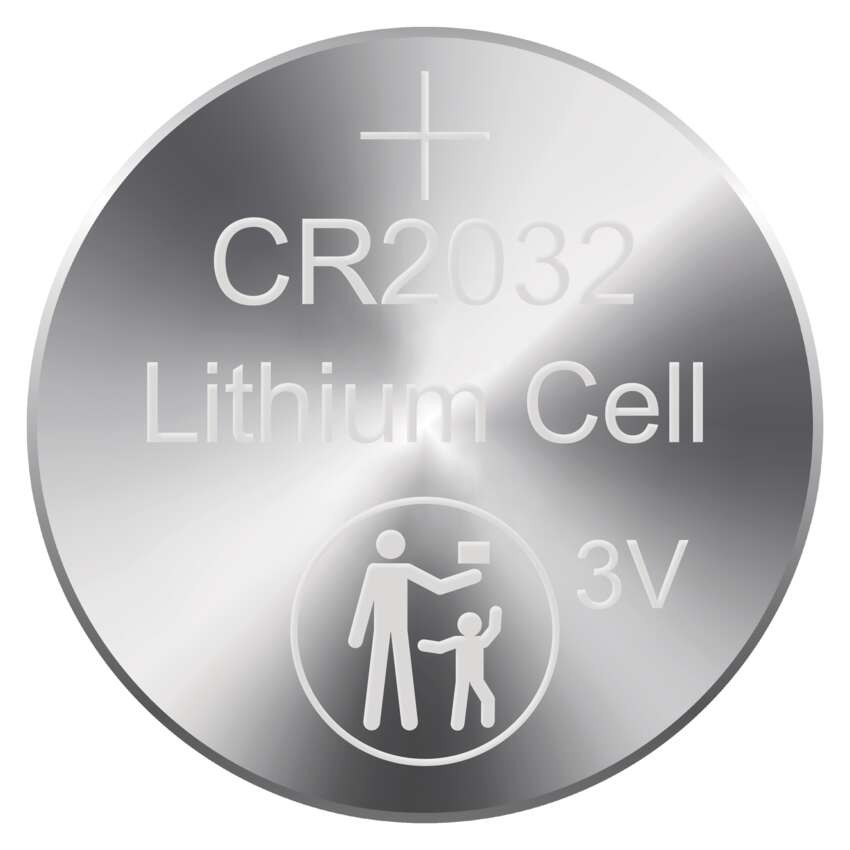 Lithium Knopfzellenbatterie RAVER CR2032, 5 Stk.