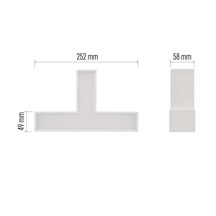 LED lineárne svietidlo ORTO TCON 12W, neutrálna biela