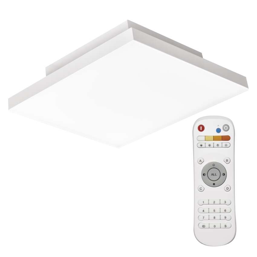 LED-Deckenleuchte 18W, 30x30 dimmbar, einstellbare Lichtfarbe