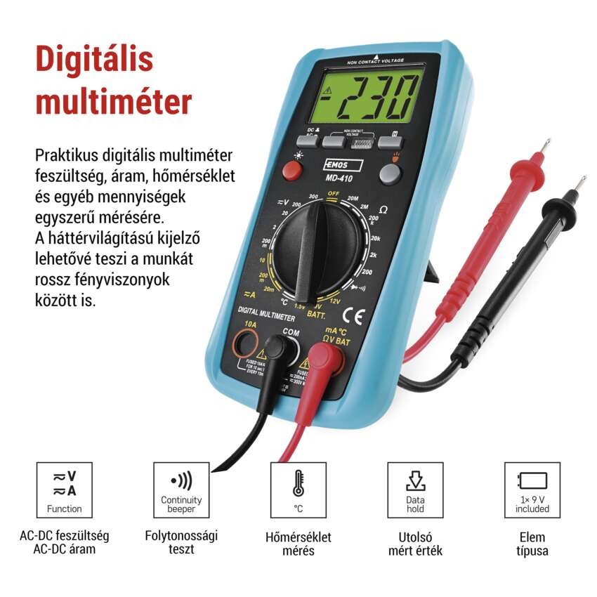 EMOS Multiméter MD-410