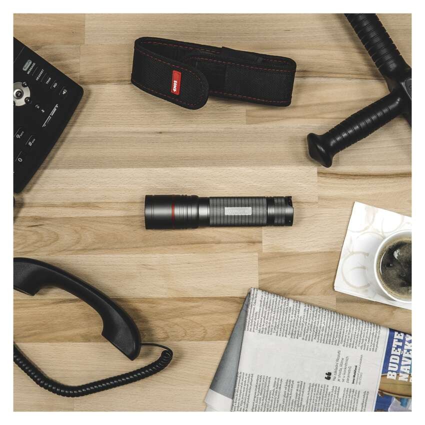 CREE LED įkraunamas metalinis žibintuvėlis Ultibright 90, 1200 lm
