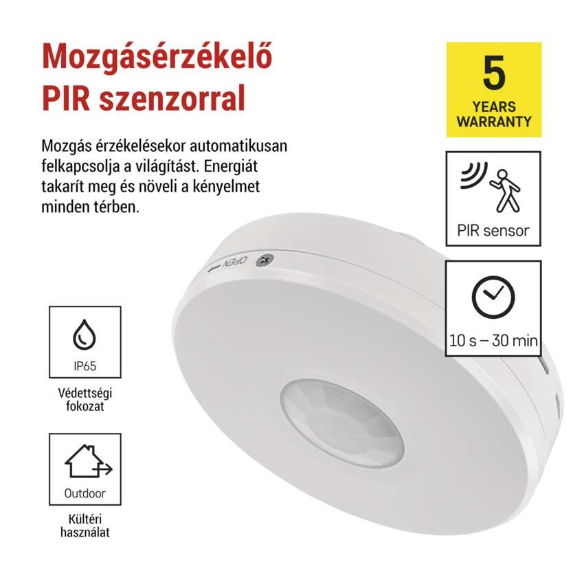 EMOS Mozgásérzékelő (PIR) IP65 2000W