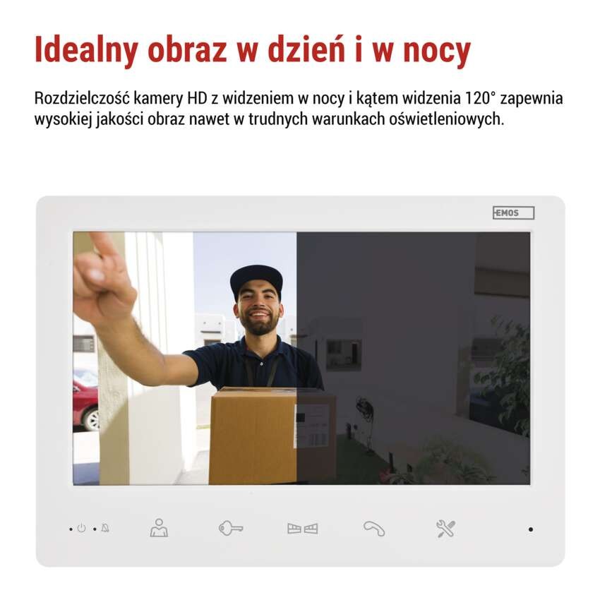 EM-LS07HD domowy wideodomofon zestaw