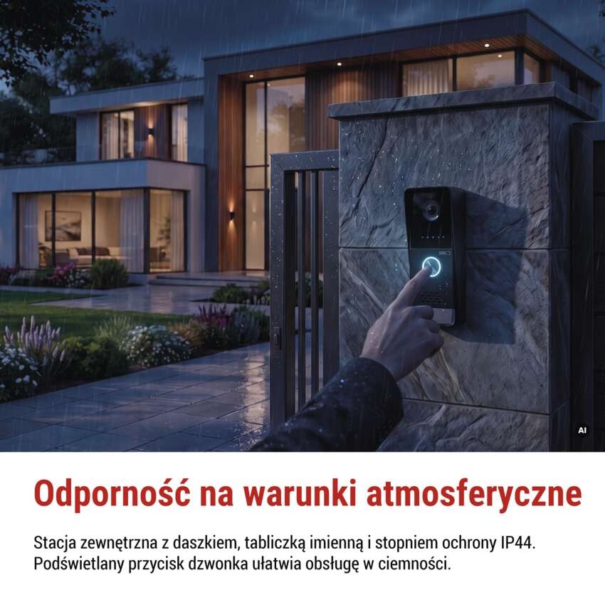 EM-LS07HD domowy wideodomofon zestaw