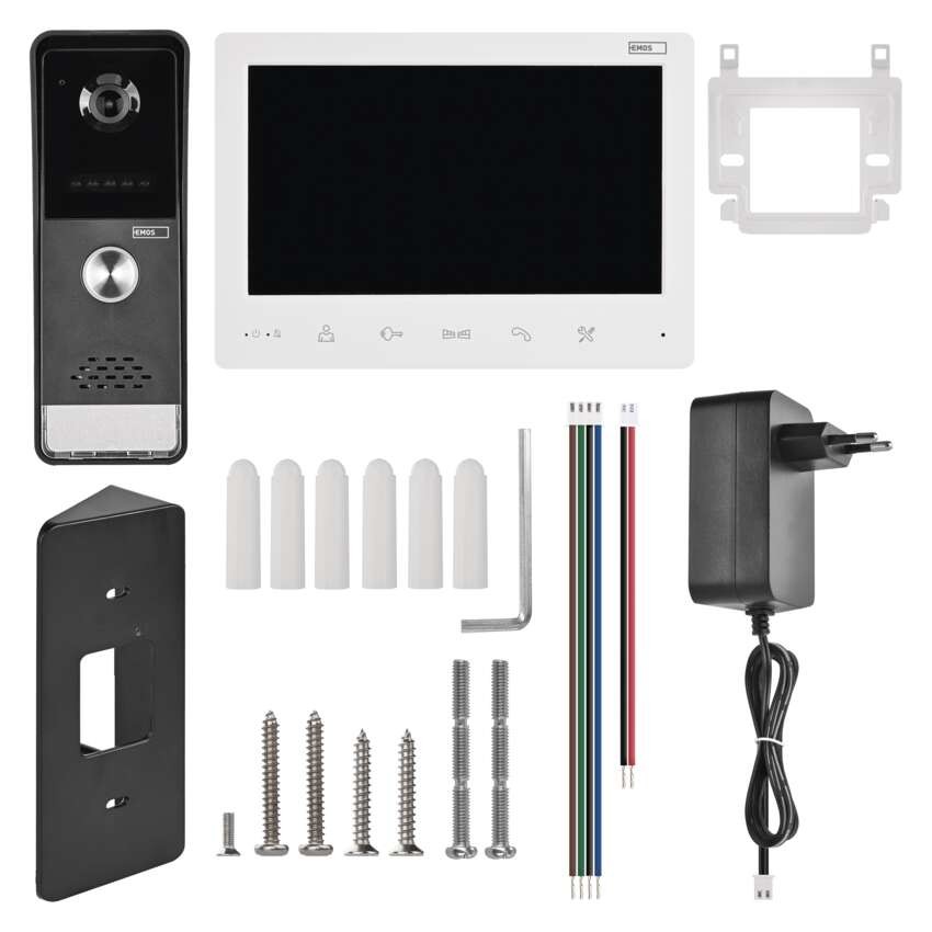 EM-LS07HD namų vaizdo durų telefono komplektas