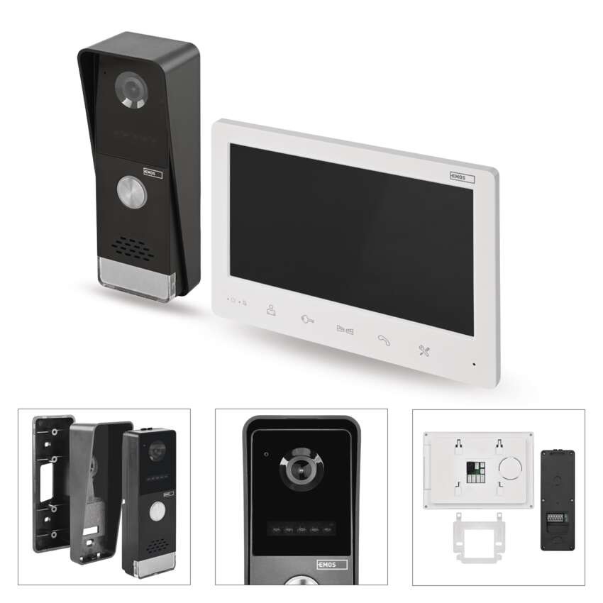 EM-LS07HD namų vaizdo durų telefono komplektas