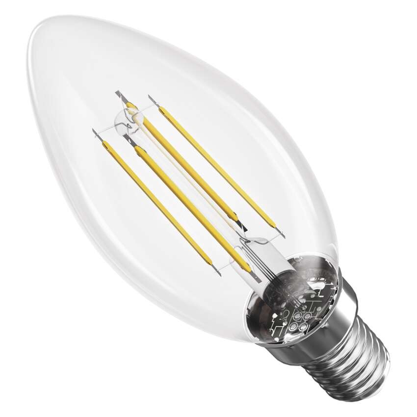 LED Lampe Filament Candle / E14 / 3,4 W (40 W) / 470 lm / Neutral Weiß