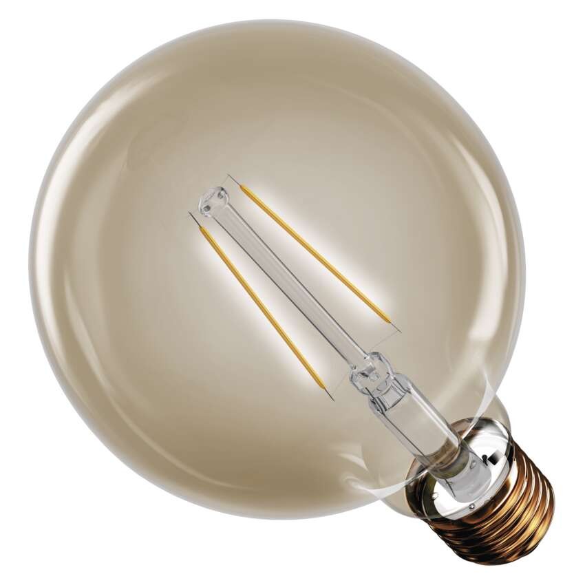 LED žarnica Vintage G95 / E27 / 4,5 W (40 W) / 420 lm / Toplo bel